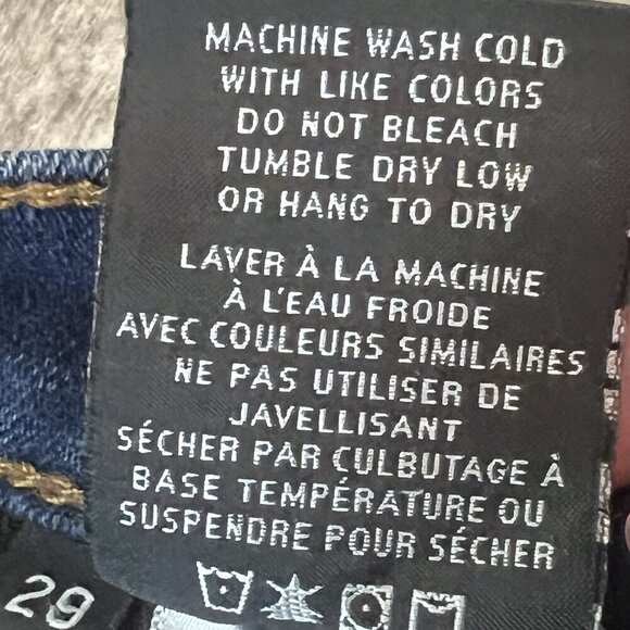 Hudson Womens Natalie Mid Rise Crop Denim Skinny Jeans Size 29 Dark Wash Raw Hem - Picture 9 of 12